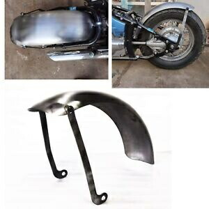 ヤマハドラッグスター 400 650 1PC ユニバーサルバイクスチールリアフェンダー USS 新 For YAMAHA DRAGSTAR 400 650 1PC Universal Motocycle Steel Rear Fender USS New 【並行輸入品】