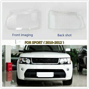 ランドローバーレンジローバースポーツ 10-13 2X ヘッドライトレンズカバーランプシェードシェル For Land Rover Range Rover Sport 10-13 2X Headlight Lens Cover Lampshade Shell 【並行輸入品】