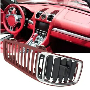レッドフロントエアベントアウトレットグリルポルシェボクスター/ケイマン 981 2013-2016 sng Red Front Air Vent Outlet Grille For Porsche Boxster / Cayman 981 2013-2016 sng 【並行輸入品】
