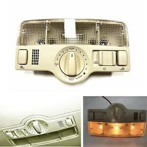 VW パサート B5 ゴルフ 4 ジェッタ MK4 ボラ 1PC 読書灯ランプ サンルーフスイッチ付き For VW Passat B5 Golf 4 Jetta MK4 Bora 1PC Reading Light Lamp W/ Sunroof Switch 【並行輸入品】