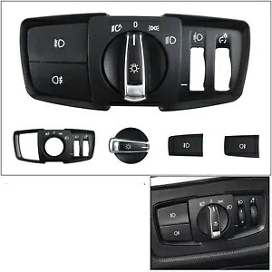 BMW 1-4 シリーズアドバンスバージョンヘッドライトコントロールスイッチパネル + ボタン + ノブ US For BMW 1-4 Series Advance Version Headlight Control Switch Panel+Button+Knob US 【並行輸入品】