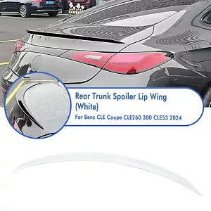 ホワイトリアトランクスポイラーウイングベンツ CLE クーペ CLE260 300 CLE53 AMG 2024+ 新しい White Rear Trunk Spoiler Wing For Benz CLE Coupe CLE260 300 CLE53 AMG 2024+ New 【並行輸入品】