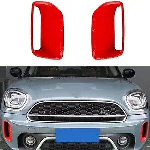 赤い車のフロントバンパーサイドエアアウトレットベントトリムカバー BMW M6 F12 F13 2 個 Red Car Front Bumper Side Air Outlet Vent Trim Cover For BMW M6 F12 F13 2PCS 【並行輸入品】