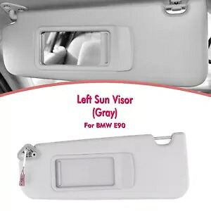車グレーサンバイザーシェードカバー BMW E81 X1 E90 E91 51167252007 左側新 Car Gray Sun Visor Shade Cover For BMW E81 X1 E90 E91 51167252007 Left Side New 【並行輸入品】