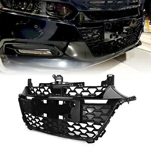 ブラックフロントバンパーグリルハニカムホンダアコード 2018-2020 Black Front Bumper Grill Honeycomb For Honda Accord 2018-2020 【並行輸入品】