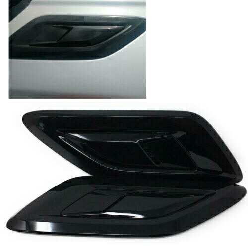 レンジローバースポーツ 2018-22 ブラック L&R フードベントボンネットフードエアベント成形 For Range Rover Sport 2018-22 Black L&R Hood Vents Bonnet Hood Air Vent Molding 【並行輸入品】