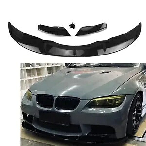 BMW E90 E92 M3 2008 2007-2013 光沢のある黒フロントバンパースポイラーリップ 1PC 米国 For BMW E90 E92 M3 2008 2007-2013 Glossy Black Front Bumper Spoiler Lip 1PC US 【並行輸入品】