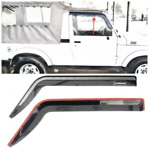 ドアバイザー ウェザーシールド ウインドディフレクター アンブレイカブル (2枚セット) スズキ サムライ Door Visor Weather Shield Wind Deflector Unbreakable (Set of 2) Suzuki Samurai 【並行輸入品】 40,040円