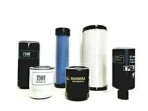 マヒンドラ トラクター 2555 HST キャブ 2555 HST T4 2655 HST 用フィルター 6 個パック FILTER PACK OF 6 FOR MAHINDRA TRACTOR 2555 HST Cab 2555 HST T4 2655 HST 【並行輸入品】