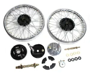 ロイヤルエンフィールドバレット350/500デラックスモデル用半幅ホイールリムアセンブリ Half Width Wheel Rim Assembly For Royal Enfield Bullet 350/500 Deluxe Model 【並行輸入品】