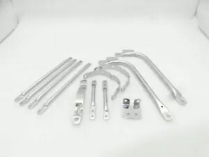 BSA A7 A10 スーパーロケット ゴールドスター クローム マッドガード ステー セット BSA A7 A10 SUPERROCKET GOLDSTAR CHROMED MUDGUARD STAYS SET 【並行輸入品】