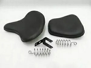 ロイヤルエンフィールドクラシックEFI 500CC 350CC用フロント&リアレザーライトブラックシート Front & Rear Leatherite Black Seats For Royal Enfield Classic EFI 500CC 350CC 【並行輸入品】