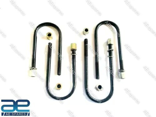 A575 ジープ ウィリー用 フロント リーフ スプリング U ボルト クリップ 6 インチ 4 個セット MB GPW に適合 A575 FOR JEEP WILLYS FRONT LEAF SPRING U-BOLT CLIP 6\