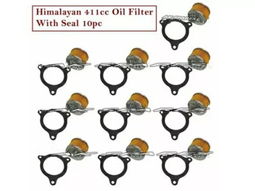 ロイヤルエンフィールドヒマラヤン 411cc 10 個オイルフィルターアセンブリに適合 Fit For Royal Enfield Himalayan 411cc 10pcs Oil Filter Assembly 【並行輸入品】