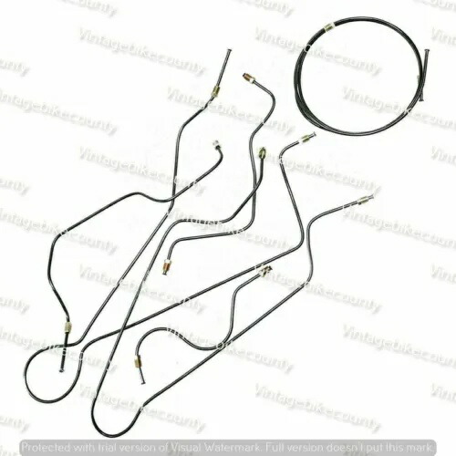 スズキサムライ SJ410 SJ413 シエラドローバーブレーキパイプブレーキラインセットに適合 Fit For Suzuki Samurai SJ410 SJ413 Sierra Drover Brake Pipe Brake Lines Set 【並行輸入品】