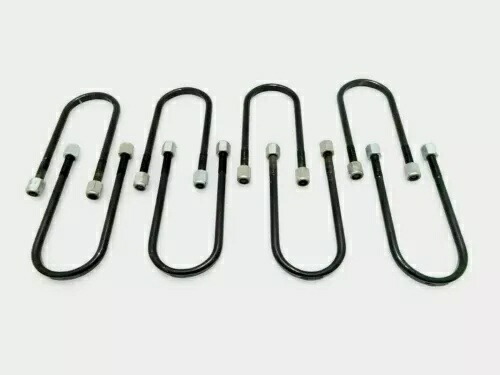 Willys ジープ サスペンション リーフ スプリング クラウン U ボルト クリップ 8 個セット Willys Jeep Suspension Leaf Spring Crown U Bolt Clip Set Of 8 【並行輸入品】