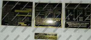 真新しいレア真鍮酸エッチングフォード MB GPW ダッシュデータプレートセット Brand New Rare Brass Acid Etching For Ford MB GPW Dash Data Plate Set 【並行輸入品】 35,750円
