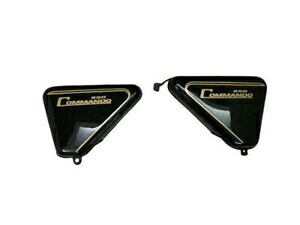 ノートン コマンド ロードスター ブラック塗装サイドパネル NORTON COMMANDO ROADSTER BLACK PAINTED SIDE PANEL 【並行輸入品】