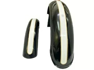 TRIUMPH T120 T100 T90 ブラック & ホワイト フロント & リア マッドガード セット TRIUMPH T120 T100 T90 BLACK & WHITE FRONT & REAR MUDGUARDS SET 【並行輸入品】