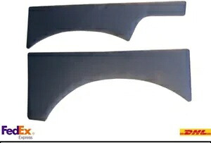 スズキ サムライ クォーターパネル (ペア) ブラックビニール 新品ショートボディ用 For Suzuki Samurai quarter panels (pair) Black Vinyl New for Short Body 【並行輸入品】