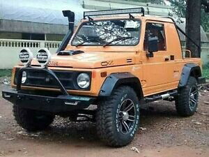 スズキ サムライ SJ410 SJ413 アーチ インナーフェンダー フレア スクエア 6 インチ 4 個セット For Suzuki Samurai SJ410 SJ413 Arches Inner Fender Flares Square 6 inch Set of 4 【並行輸入品】