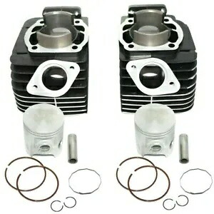 新しいヤマハ RD 350CC LH/RH シリンダーピストンコンプリートキット 1973 1974 1975 New Yamaha RD 350CC LH/RH cylinders pistons Complete kit 1973 1974 1975 【並行輸入品】