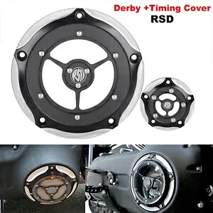 CNC カット RSD ダービー タイミング タイマー カバー ハーレー ロードキング エレクトラ ストリート グライド用 CNC Cut RSD Derby Timing Timer Cover For Harley Road King Electra Street Glide 【並行輸入品】
