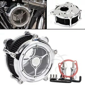 クロームクリア RSD エアクリーナー インテークフィルター ハーレーツーリング 93-07 ロードキング US用 Chrome Clear RSD Air Cleaner Intake Filter For Harley Touring 93-07 Road King US 【並行輸入品】