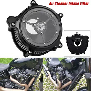 ブラック RSD エアクリーナー グレー インテークフィルターキット ハーレーツーリングロードグライド 08-16用 Black RSD Air Cleaner Grey Intake Filter Kit For Harley Touring Road Glide 08-16 【並行輸入品】