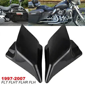 US ストレッチ拡張サイドカバー ハーレー エレクトラ ストリート ロード グライド 1997-2007 用 US Stretched Extended Side Covers For Harley Electra Street Road Glide 1997-2007 【並行輸入品】