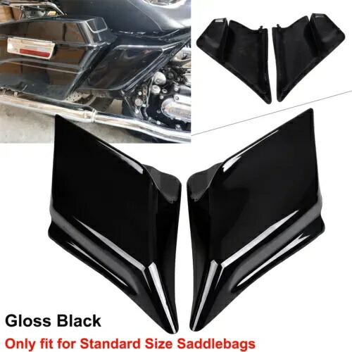 ハーレーエレクトラグライド FLHTCU 97-07 用グロスブラックストレッチ拡張サイドカバー Gloss Black Stretched Extended Side Cover For Harley Electra Glide FLHTCU 97-07 【並行輸入品】