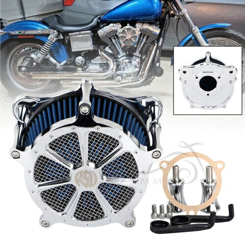 コントラストカットエアクリーナーインテークフィルターキット ハーレーツーリング 08-16 FLHTK FLTRX用 Contrast Cut Air Cleaner Intake Filter Kit For Harley Touring 08-16 FLHTK FLTRX 【並行輸入品】
