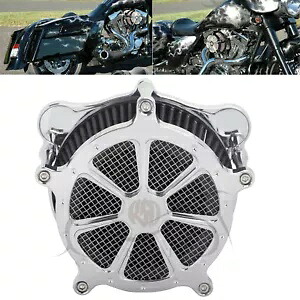 CNC カット クローム エア クリーナー インテーク フィルター ハーレー エレクトラグライド ウルトラ リミテッド用 CNC Cut Chrome Air Cleaner Intake Filter For Harley Electra Glide Ultra Limited 【並行輸入品】