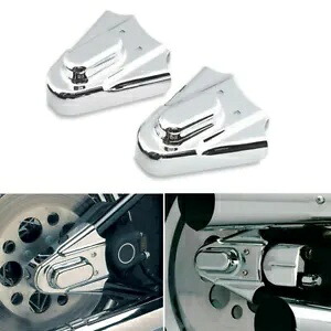 クローム リア ファントム スイングアーム アクスル カバー ハーレー ソフテイル ナイト トレイン FLSTN FL 用 Chrome Rear Phantom Swingarm Axle Covers For Harley Softail Night Train FLSTN FL 【並行輸入品】