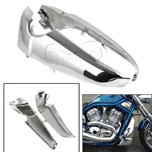 クローム ラジエーター サイド カバー シュラウド ハーレー V ロッド 2001 以降記念 VRSCAW 用 Chrome Radiator Side Covers Shrouds For Harley V-Rod 2001-up Anniversary VRSCAW 【並行輸入品】