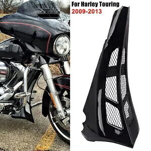 光沢のあるブラックチンスポイラースクープハーレーツーリングストリートロードグライドFLHX FLTRX用 Glossy Black Chin Spoiler Scoop For Harley Touring Street Road Glide FLHX FLTRX 【並行輸入品】