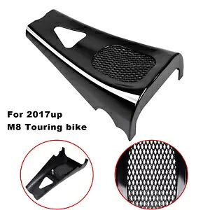ハーレー M8 ツーリング 2017+ ロードキング FLHR ストリート グライド用ビビッド ブラック チン スポイラー Vivid Black Chin Spoiler For Harley M8 Touring 2017+ Road King FLHR Street Glide 【並行輸入品】