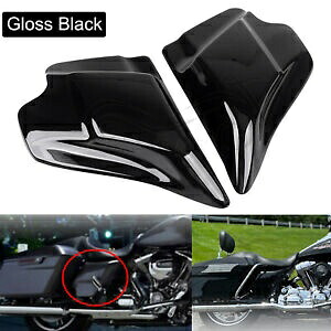 グロスブラックサイドカバーパネルカウルハーレーエレクトラグライドロードキングFLH 97-07用 Gloss Black Side Covers Panel Cowl For Harley Electra Glide Road King FLH 97-07 【並行輸入品】
