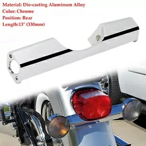 リアターンシグナルマウントバーブラケット 13インチ クローム ハーレーツーリングロードキング FLSTC用 REAR TURN SIGNAL MOUNT BAR BRACKET 13\