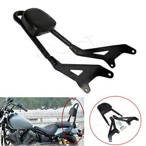 取り外し可能なリア シーシーバー バックレスト サイド アーム & パッド ヤマハ ボルト XVS950 R スペック用 Detachable Rear Sissy Bar Backrest Side Arm & Pad For Yamaha Bolt XVS950 R Spec 【並行輸入品】