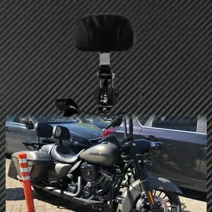 調整可能なライダーバックレスト クロームアーム取り付け付き ハーレーツーリング 2009-2022 に適合 Adjustable Rider Backrest w/Chrome Arm Mounting Fit For Harley Touring 2009-2022 【並行輸入品】