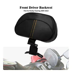 フロントドライバーライダーバックレストパッドハーレーツーリング CVO ロードキンググライド 2009-2022 用 Front Driver Rider Backrest Pad For Harley Touring CVO Road King Glide 2009-2022 【並行輸入品】