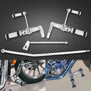 クロームアルミニウムフォワードコントロールハーレーダイナローライダーストリートボブ06-17に適合 Chrome Aluminum Forward Controls Fit For Harley Dyna Low Rider Street Bob 06-17 【並行輸入品】 51,480円