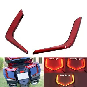 導かれた。リアサドルバッグアクセントライトランブレーキターンシグナルホンダゴールドウィング用 LED. Rear Saddlebag Accents Light Run Brake Turn Signal Fit For Honda Goldwing 【並行輸入品】