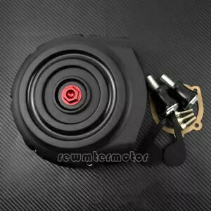 マットエアフィルターインテーククリーナー 赤ネジ付き ハーレースポーツスターXL 2004-19に適合 Matte Air Filter Intake Cleaner w/ Red Screw Fit For Harley Sportster XL 2004-19 【並行輸入品】
