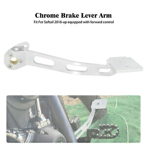 クロームブレーキアームレバーハーレーソフテイルローライダーファットストリートボブ2018-2023に適合 Chrome Brake Arm Lever Fit For Harley Softail Low Rider Fat Street Bob 2018-2023 【並行輸入品】