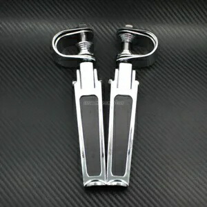 オートバイクローム 1-1/4 インチハイウェイエンジンガードクラッシュバー U クランプフットペグレスト Motorcycle Chrome 1-1/4\\\