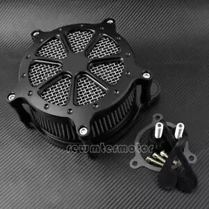 ドットブラックエアフィルターグレークリーナーハーレーツーリングトライク17-19ソフテイル19に適合 Dots Black Air Filter Gray Cleaner Fit For Harley Touring Trike 17-19 Softail 19 【並行輸入品】