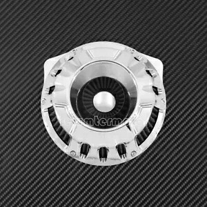 クローム中空エアクリーナー吸気グレーフィルターソフテイル 16-17 ツーリング 08-16 に適合 Chrome Hollow Air Cleaner Intake Gray Filter Fit For Softail 16-17 Touring 08-16 【並行輸入品】