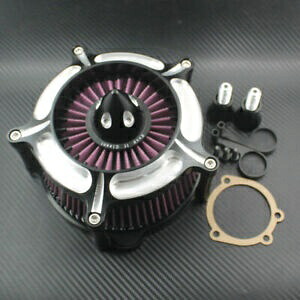 エアクリーナーフィルターコントラストカットタービンハーレー 1200 XL スポーツスター 04-19 に適合 Air Cleaner Filter Contrast Cut Turbine Fit For Harley 1200 XL Sportster 04-19 【並行輸入品】
